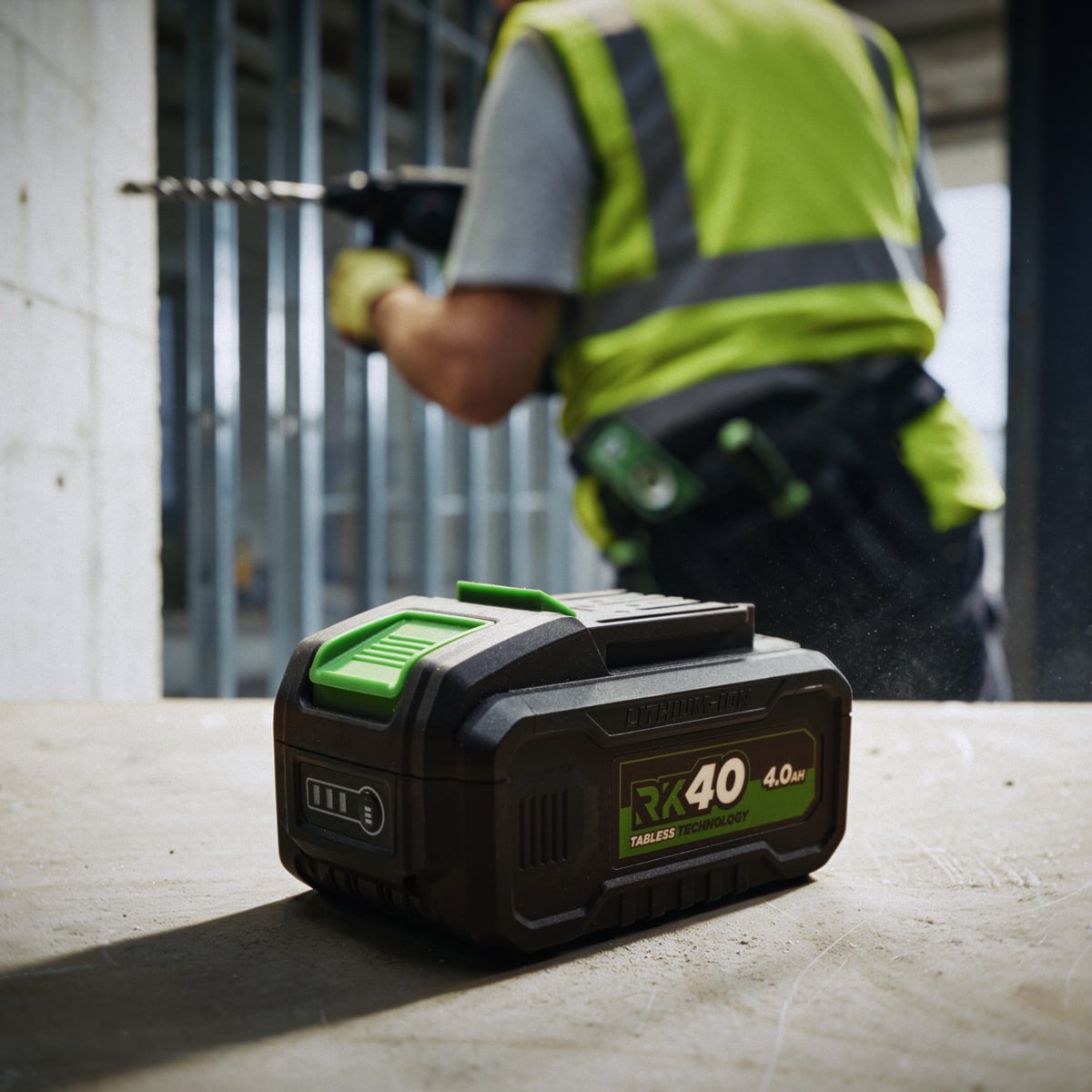 Rikä RK40 40V Demolition Kit | SDS+ Rotary Hammer + Recip Saw | Brushless | 2x 4.0Ah Tabless Batteries